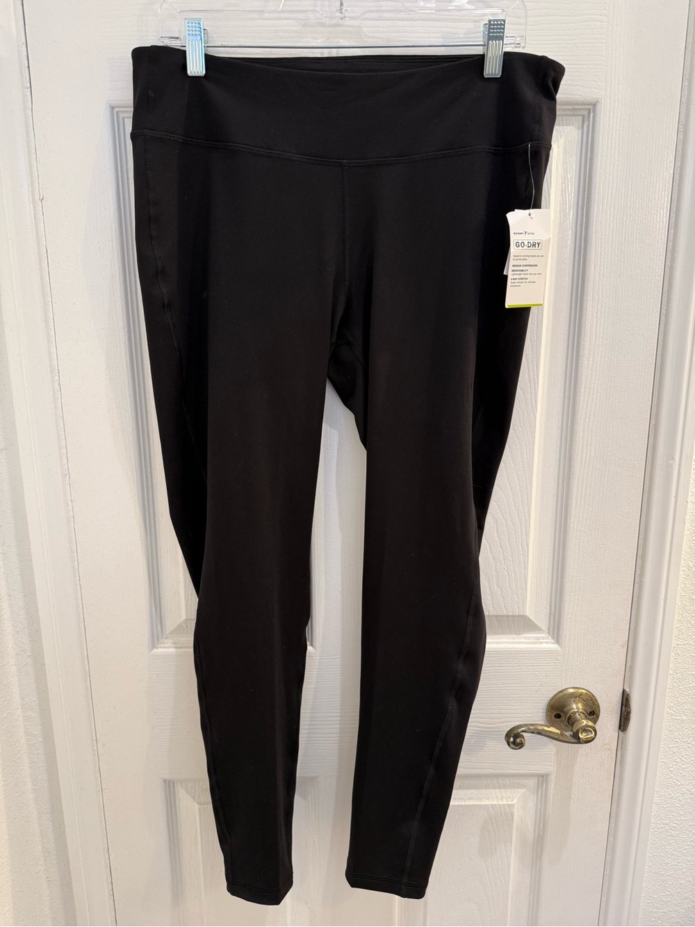 NWT Mid Rise Full Length Old Navy Black Leggings Size XL